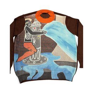 JOHNNY PUMP KNIT SWEATER SIZE M